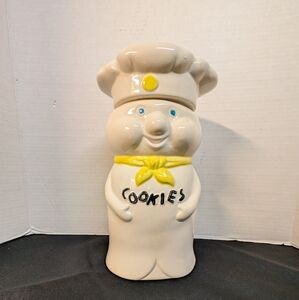 Rare Vintage 70's Pillsbury Dough Boy Ceramic Large Cookie Jar